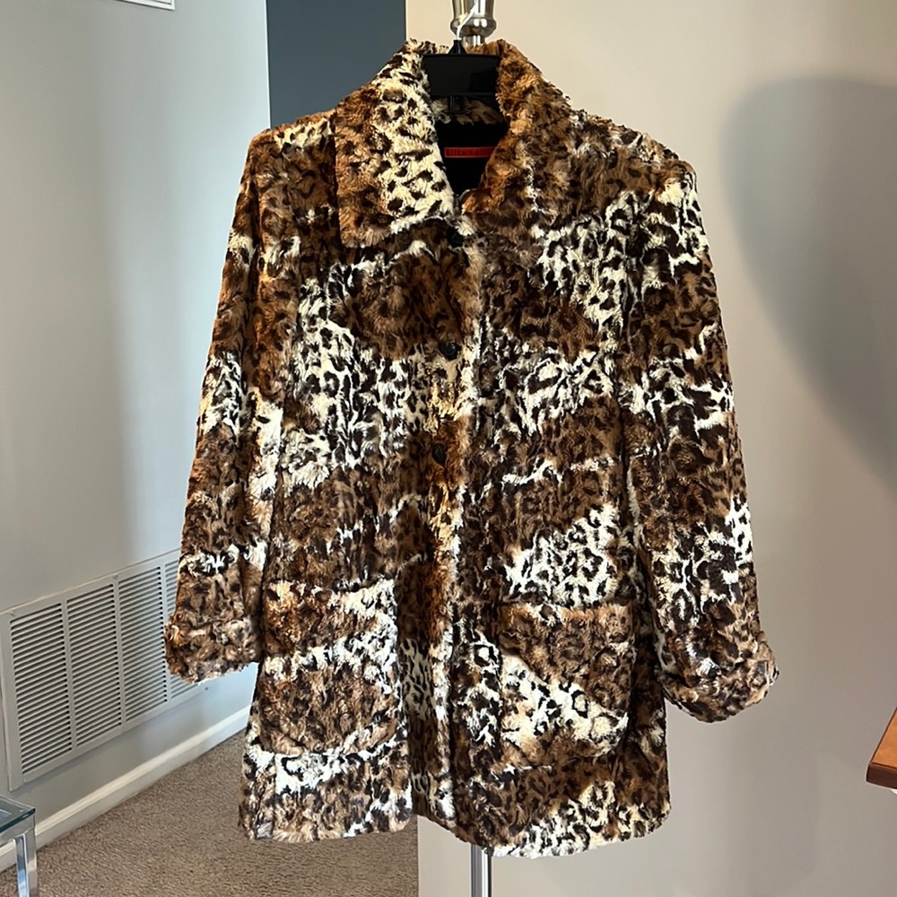 Faux Leopard Jacket